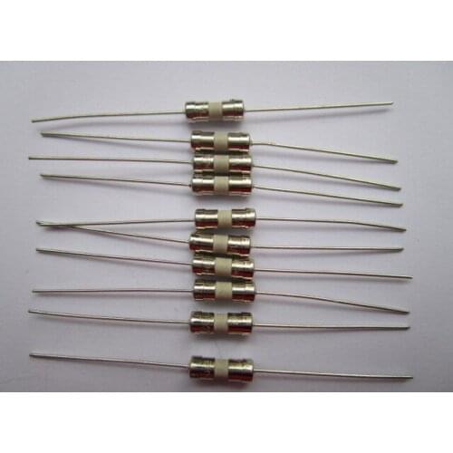3.6x10mm T3.15A 3.15Amp Slow Bow Miniature Ceramic fuses with Fine wire 100 pcs per Lot