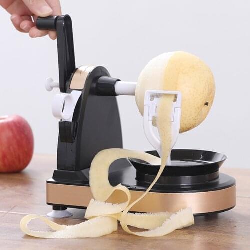 Multi-Function Potato Apple Fruit Peeling Machine Peeler Peeling Manual Fruit Peeler Machine Cutting Apple Kitchen