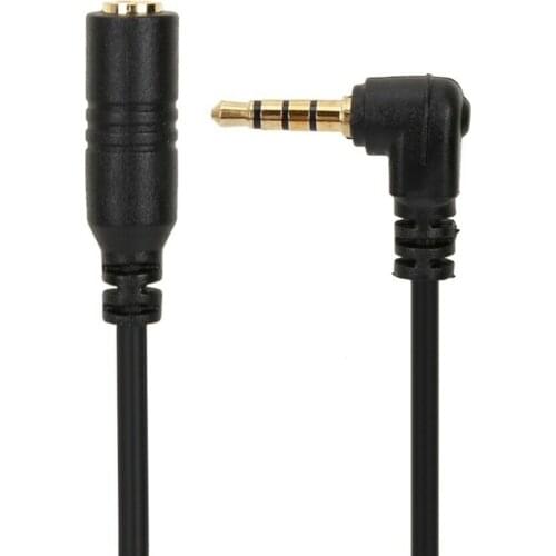 3.5mm TRS Female To TRRS Male Adapter Cable Audio Mic Converter Adapter