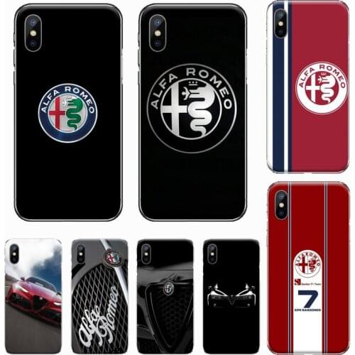 Hot Car Alfa Romeo Logo Phone Case For iphone 12 5 5s 5c se 6 6s 7 8 plus x xs xr 11 pro max mini