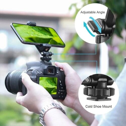 Y1AE Tripod Mount Tablet Mount Adapter Stand Holder Bracket 1/4 Screw Vertical Horizontal Video Shooting for Smartphone