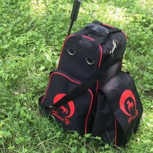 Equestrian Bag Nylon Horse Riding Boots And Helmet Bag Waterproof Backpack