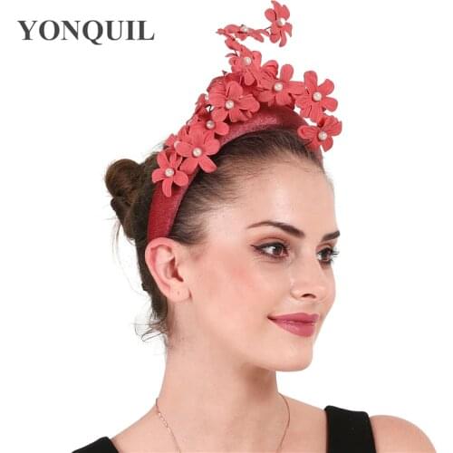 Banquet Dinner Headwear Accessories With Beautiful Party Tea Headbands Gorgeous Wedding Occasion Women Hats Bride Headdress