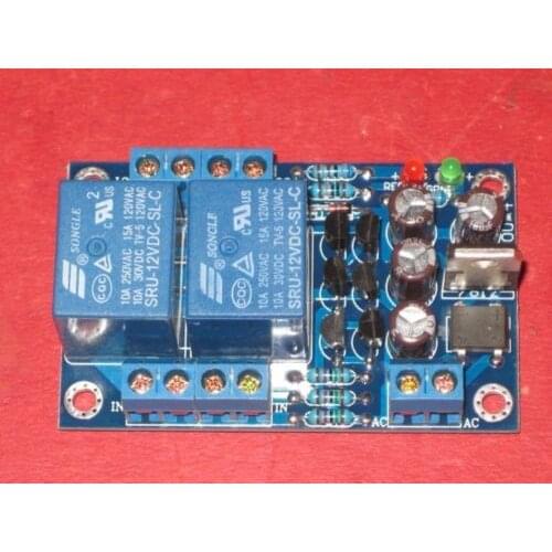 Start Delay 3S LED DC Protection Dual Channel Speaker Protection Board for LM3886/TDA7293/7294 power amplifier