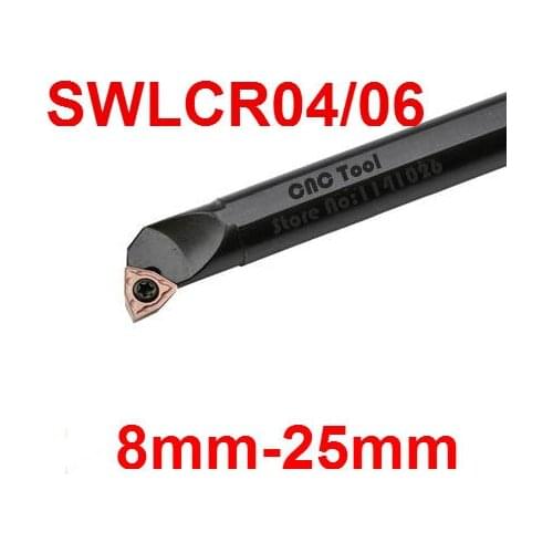 1PCS S08K-SWLCR04/S10K-SWLCR04/S12M-SWLCR04/S16Q-SWLCR06/S20R-SWLCR06/S25S-SWLCR06 CNC Turning Lathe tools