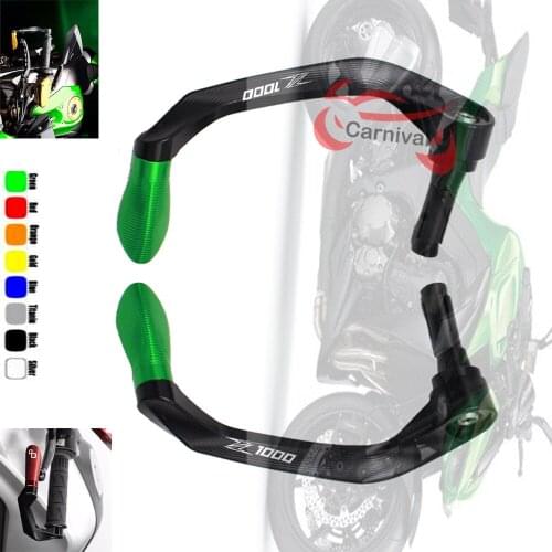 For KAWASAKI Z1000 Z 1000 2013-2018 Motorcycle 7/8" 22mm Universal Handlebar Grips Guard Brake Clutch Levers Guard Protector