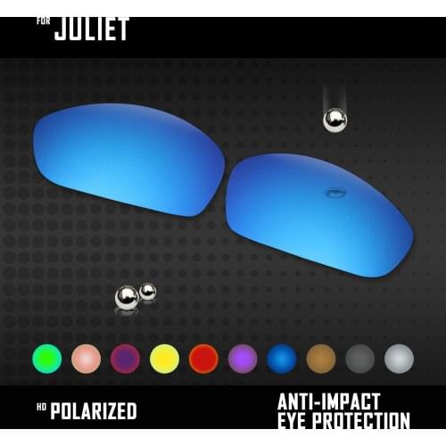 OOWLIT Lenses Replacements For Oakley Juliet Sunglasses Polarized - Multi Colors