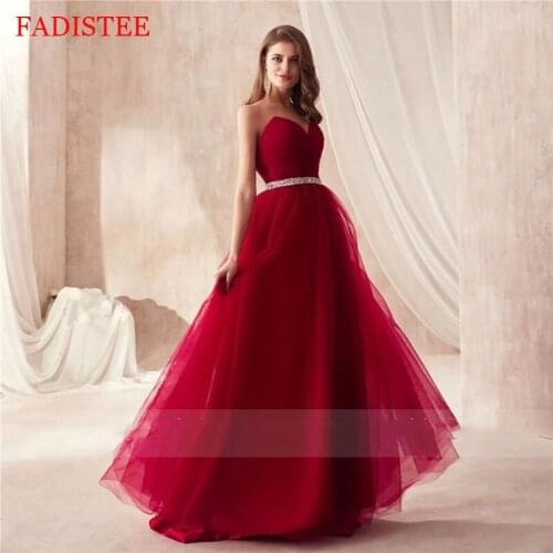 New Style V-neck Prom Dresses Sexy Strapless Long Evening Party Dress Vestidos De Fiesta Robe De Soirée De Mariage