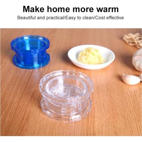 1pc Manual Garlic Presses Box Mashed Garlic Manually Processor Food Chopper Fruit Slicer Twist Prevent Tears Kitchen Accessories
