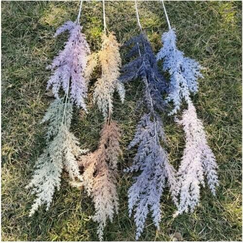 100cm Natural Big Reed Dried Flowers Wheat Pampas Grass Reed Flower Large Wedding Modern Home Artificial Decorations