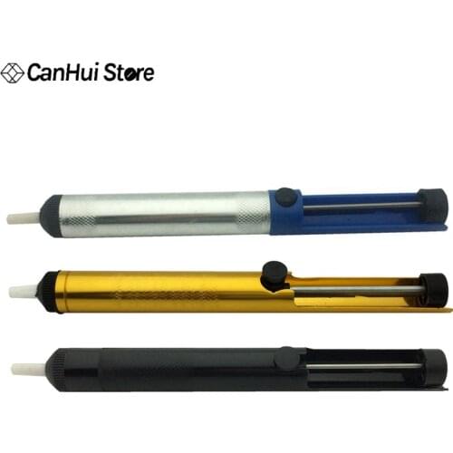 1PCS Aluminium Metal Desolderen Pomp Zuig Tin Pistool Solderen Sucker Pen Removal Vacuum Soldeerbout Desolder Hand Lassen