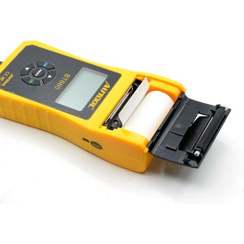 AUTOOL BT660 Battery Tester Built-in Thermal Printer BT-660 Battery Tester Almost for all Auto Diagnostic Tool