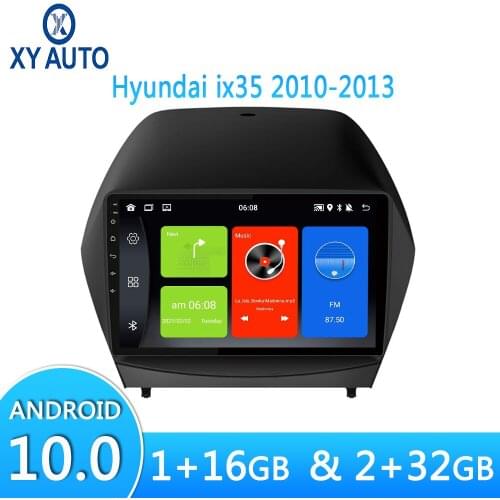 Android 10.0 Car Radio For Hyundai Ix35 2010-2013 Car Multimedia HD Video Player Stereo Autoradio GPS Bluetooth WiFi Navigation