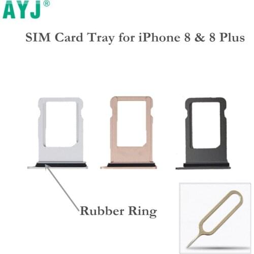 AYJ SIM Card Tray Holder for iPhone 8 Plus 8Plus 8G SIM Card Adapter Replacement Parts