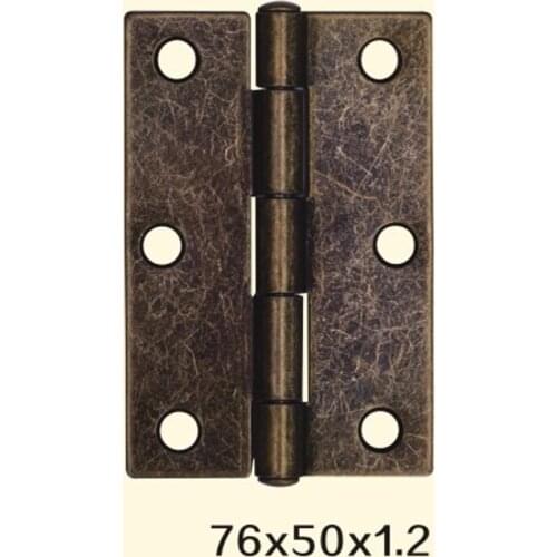 Freeshipping 76*50*1.2mm Iron Metal Hinge Sewing Machine Folding Table Furniture Flip Tray Hinges Big Door Hinges