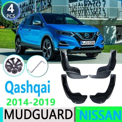 For Nissan Qashqai 2014-2019 J11 2nd Gen Mudguard Mud Flaps Guard Splash Flap Mudguards Car Accessories