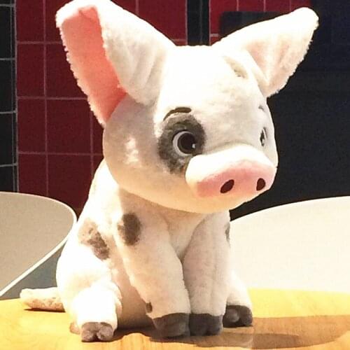 45CM Disney original Moana Pet Pig Pua Stuffed Animals Cute Cartoon Plush Toy Dolls Kids Movie Collection Toys