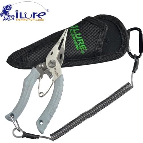ILure 2019 New Multifunctional Fishing Clip Stainless Steel Fishing Clamp Line Cotter Hook Remover Portable Carp Fishing Tackle