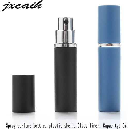 Jxcaih 5ml plastic perfume bottle cosmetic spray bottle portable empty bottle travel bottle liner glass