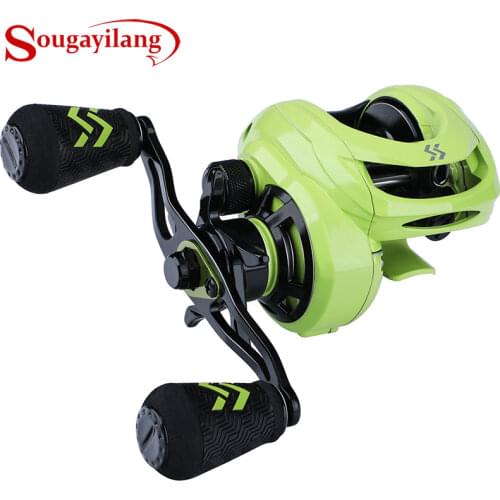 Sougayilang Baitcasting Fishing Reels 9+1BB 8.0:1 High Speed Gear Ratio Fishing Reel Golf Style Handle Max Drag 8kg Casting Reel
