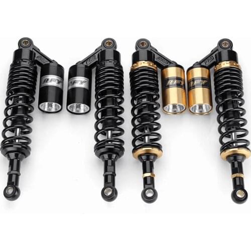 Pair 15inch 380mm Rear Air Shock Absorbers Suspension For ATV Motorcycle Dirt Bike