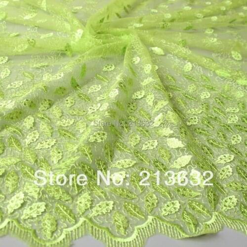POz30 textile and apparel textile Sequin embroidery cotton fabric computer Sequin embroidery cloth wholesale custom embroidery