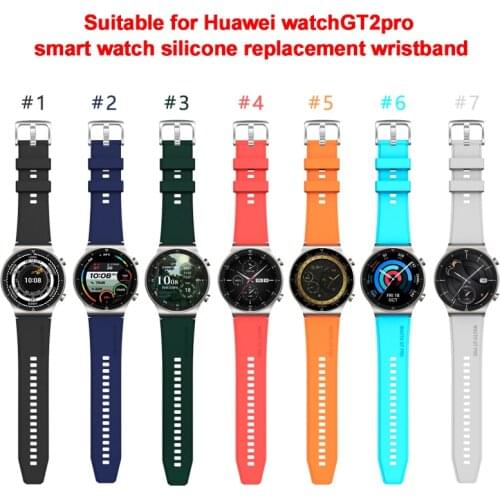 Strap For Huawei Watch GT2 Pro Smart Watch Bracelet Strap Replacement Silicone Smart Band Strap For Huawei GT2 Pro Watch