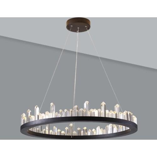 Modern Crystal Pendant Lights Hanging LED Island Light Living Room Kitchen Hanging Lamps Bedroom Nordic Dining Room Hanginglamp