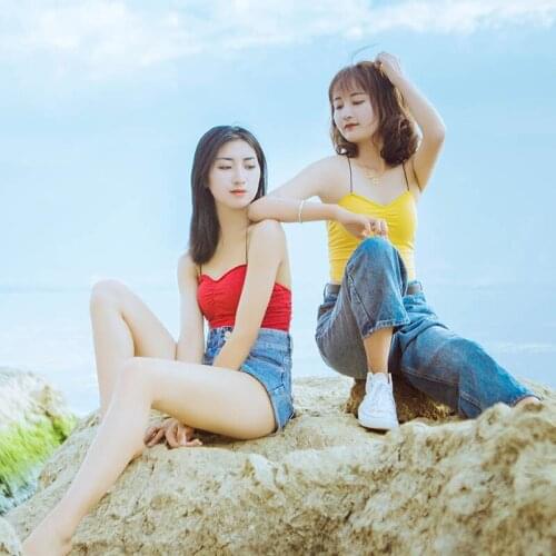 Womens Summer Camis Tanks Tops Sexy Cotton Cross Straps Sleeveless Bra Vest Crop Top Wrapped Chest Vest Knit Thread Camis