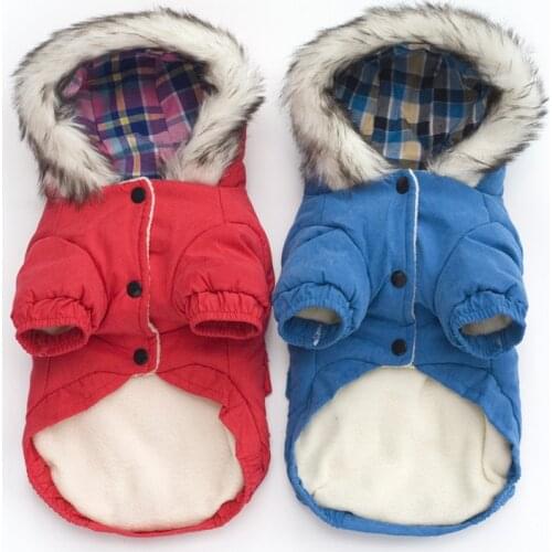 Pet Winter Coat Dog Outfit Warm Dog Clothes Cat Puppy Apparel Chihuahua Yorkie Poodle Bichon Frise Pet Clothing Ropa Perro S-XXL