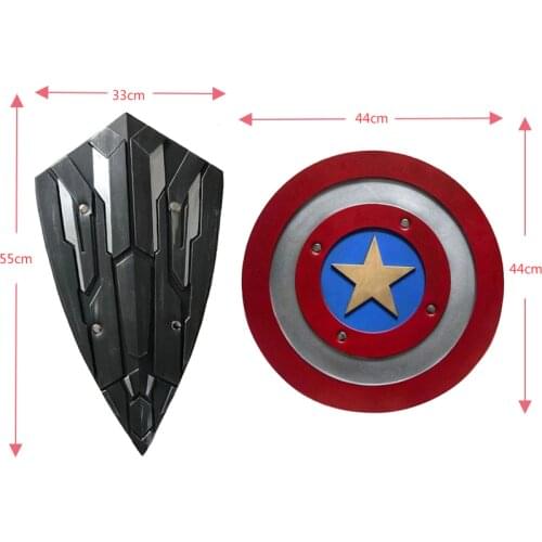 1:1 Super hero Justice Round Shield Steve Rogers ABS Plastic Shield movie cosplay Halloween gift/prop