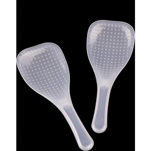 2pcs Kitchen Tool Dinnerware Rice Cooker Environmental Special Non Stick ABS Rice Spoon Kitchen Spoons Soup Ladle Tableware