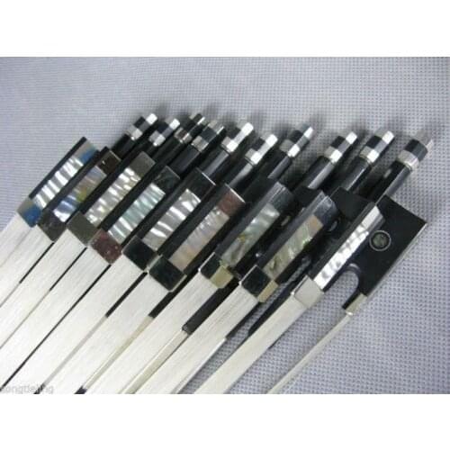 20pcs Best Strong black Carbon fiber violin bow 4/4 #7119