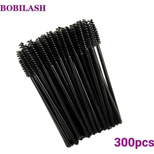 300PCS Eyelash Extension Disposable Eyebrow brush Mascara Wand Applicator Spoolers Eye Lashes Cosmetic Brushes Set makeup tools