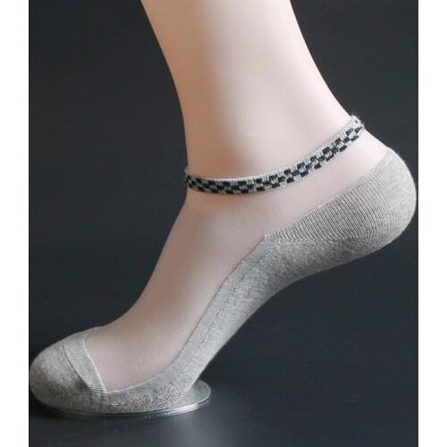 5 Pairs/Lot 2019 Summer Men Thin Pure Color Ankle Socks Male Jacquard Invisible Calzini Teen Breathable Sokken White Meias