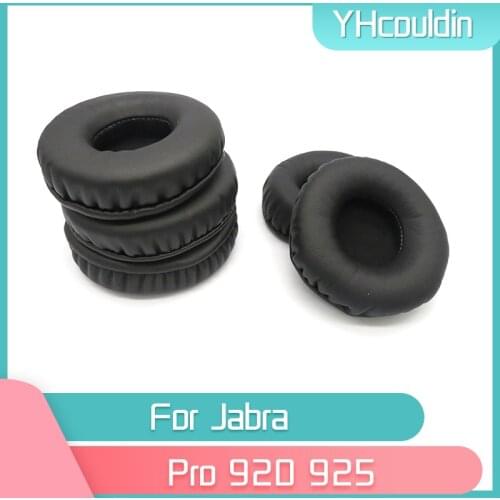 YHcouldin Earpads For Jabra Pro 920 925 Pro920 Pro925 Headphone Accessaries Replacement Wrinkled Leather