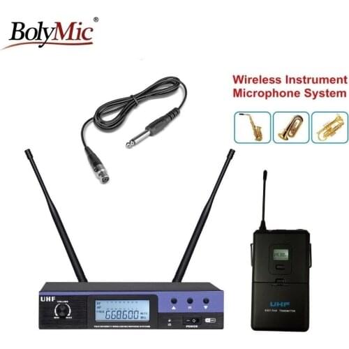 UHF wireless microfono True Diversity Wireless Guitar & Bass System microfoon professionele Bolymic