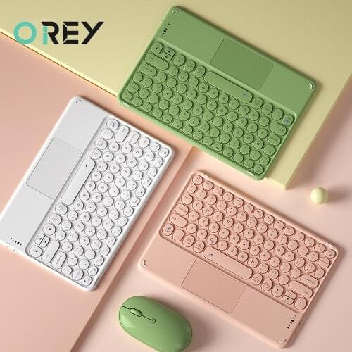 Bluetooth-compatible Keyboard For iPad Pro 11 Mini Teclado Wireless Keyboard Mouse For Samsung Xiaomi Touchpad Tablet Keyboards