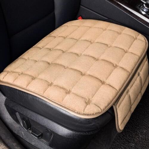 Car Seat Cover Winter Warm Velvet Seat Cushion Universal Front Rear Back Chair Seat Pad For Land Rover Discovery 3/4 freelander