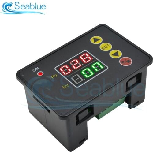 T2310 AC 110-220V DC 12V 24V LCD Digital Display Microcomputer Time Controller Timer 000-999h 000-999min 000-999s Control Module