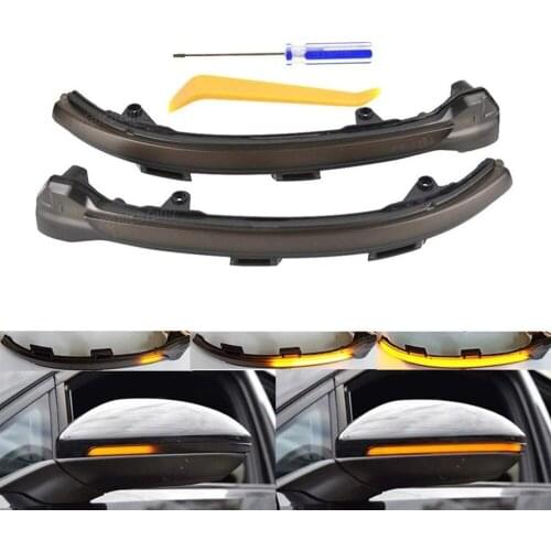 For VW Volkswagen Golf 7 VII MK7 MK7.5 GTI R GTD Touran Jetta MK7 Dynamic Turn Signal Light LED Side Mirror Sequential Indicator