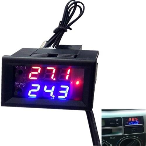 Electronic thermostat 12V digital display intelligent temperature control switch microcomputer digital temperature controller
