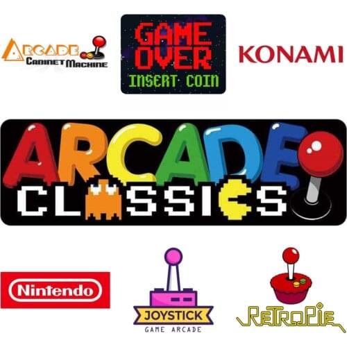 Hot FM Tag Prodotto Arcade Cabinet Machine DIY Car Sticker Waterproof PVC Reflective Decals