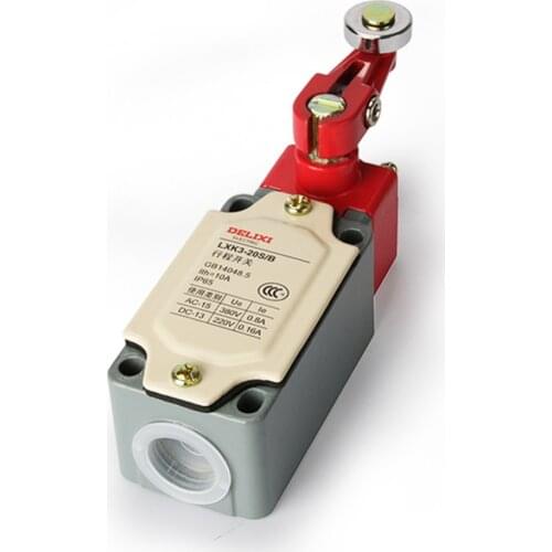 LXK3-20S/B AC380V 220V 110V 10A limit switch, Roller arm type overtravel-limit switch, DELIXI travel switch