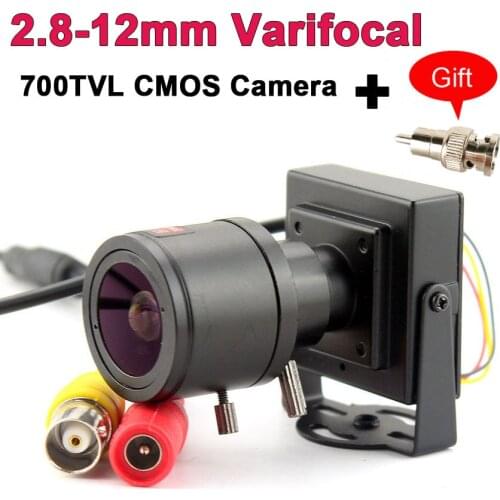 700TVL varifocal lens mini camera 700TVL Adjustable Lens+RCA Adapter For Security Surveillance CCTV Camera Car Overtaking