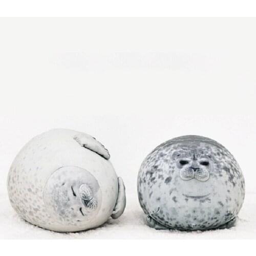 Soft Soft Sea Lion Stuffed Animals Toys Seal Animal Large Plush Doll Pillow Kids Girls Children Christmas New Year Gifts AA60MR