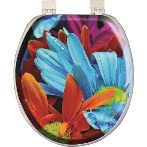 Softy Classic Pattern Soft Toilet Seat Cover White