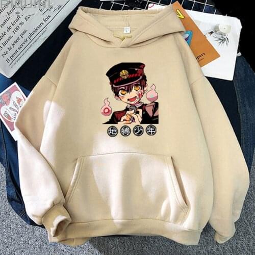 2021 New Anime Toilet-Bound Hanako-Kun Printed Hoodie Sweatshirt Men Women Pullover Hooded Unisex Hip Hop Regular Clothes