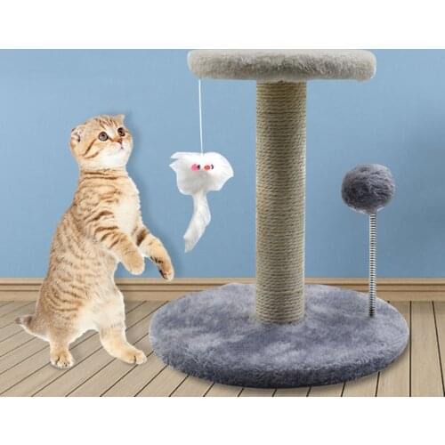 Cat Claw Stand Sisal Cat Scratching Post Claw Grinding Device Vertical Cat Climbing Frame Cat Toy