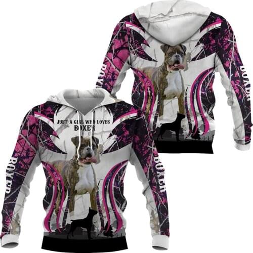 Funny Boxer 3D Printed All Over Hoodies Fashion Pullover Men For Women Sweatshirts Sweater Animal Costumes